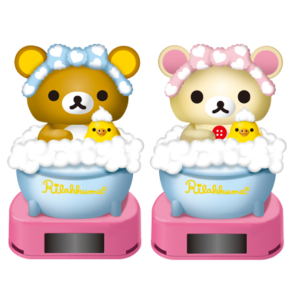 リラックマ　コリラックマ　ソーラーマスコット　ハート　バスタイム　全2種　セット リラックマ ハート・バスタイム ソーラーマスコット｜タイトーの10月の