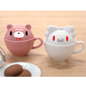 チャックスGP 器グル～ミ～・汎用うさぎふたつきマグカップ｜タイトー