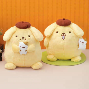 ポムポムプリン　ビッグぬいぐるみ（マフィン） ポムポムプリン マフィンとすやすやおやすみBIGぬいぐるみ