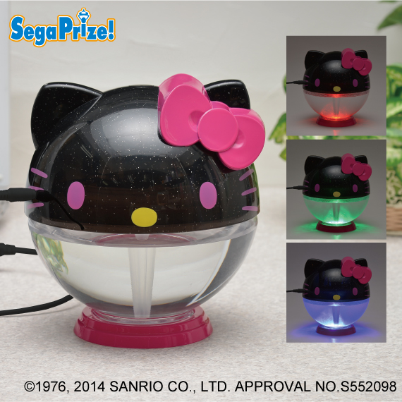 ハローキティ プレミアムUSBアロマフレッシュナーブラックVer