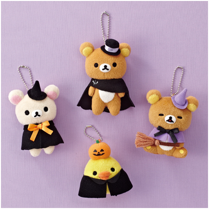 リラックマ ハロウィンマント マスコットキーチェーン｜タイトーの9月