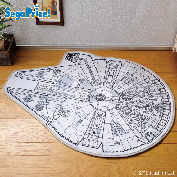 スター・ウォーズ プレミアムラグ＃ミレニアム・ファルコン｜タイトー