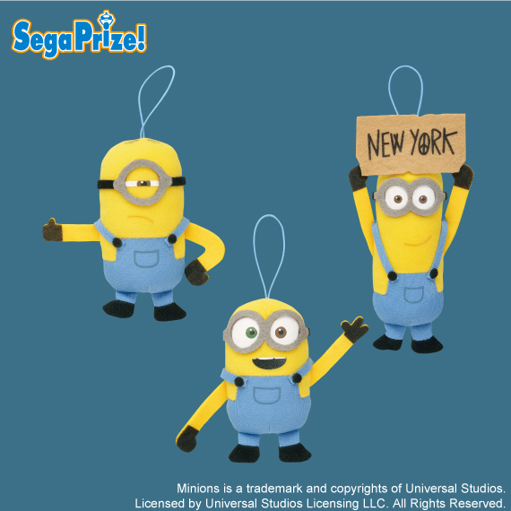ミニオンズ ヒッチハイクぷっくりクリーナーマスコット～NEW YORK