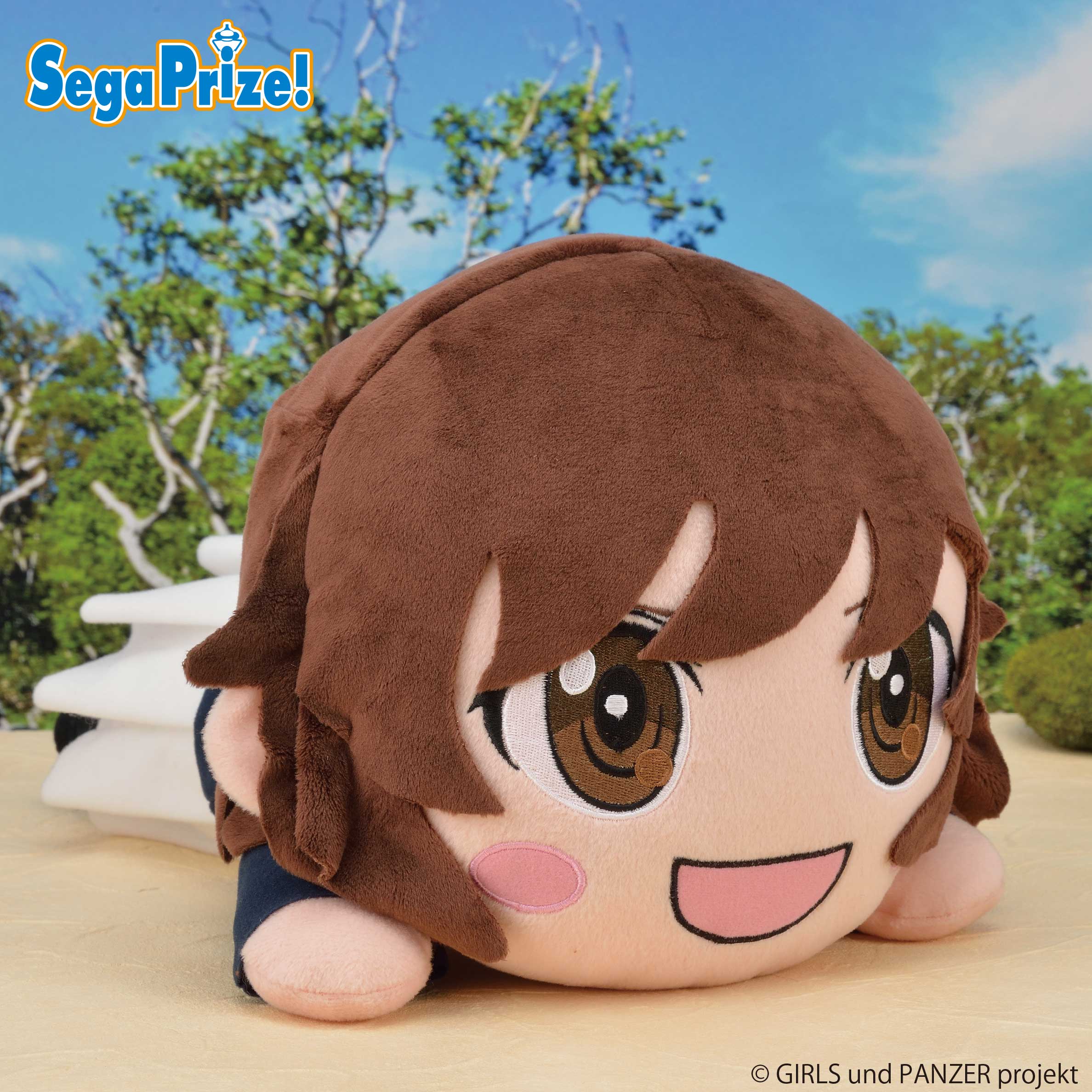 ガールズ＆パンツァー メガジャンボ寝そべりぬいぐるみ“秋山