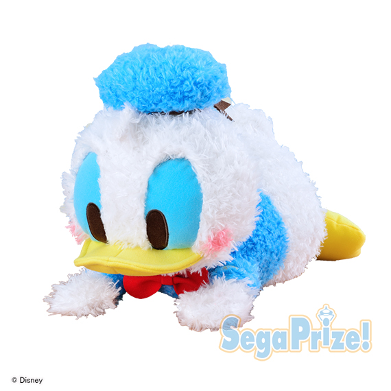 ドナルドダック メガジャンボ赤いほっぺの寝そべりふわろんぬいぐるみ