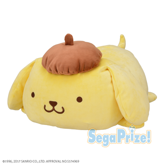 セール中！【超レア・タグ付き】ポムポムプリン　寝そべり　ぬいぐるみ　レトロ ポムポムプリン クタクタ 寝そべり ぬいぐるみ レトロ 昔