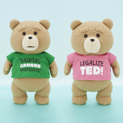 ted2 カラフルTシャツぬいぐるみXL｜タイトーの4月のおすすめプライズ
