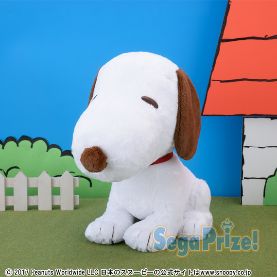スヌーピー ギガジャンボ ふせポーズ ぬいぐるみ SNOOPY™ ギガジャンボおすわりポーズふわふわぬいぐるみブラウンVer