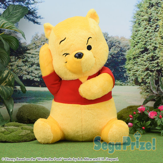 くまのプーさん メガジャンボ困りポーズぬいぐるみ｜タイトーの9月の