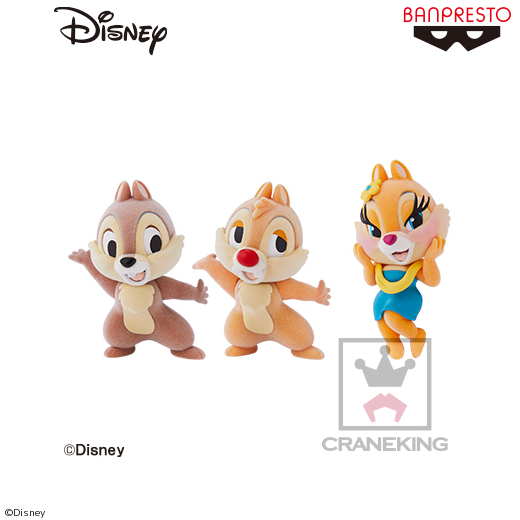 ディズニーキャラクターズ Fluffy Puffy ～チップとデール&クラリス