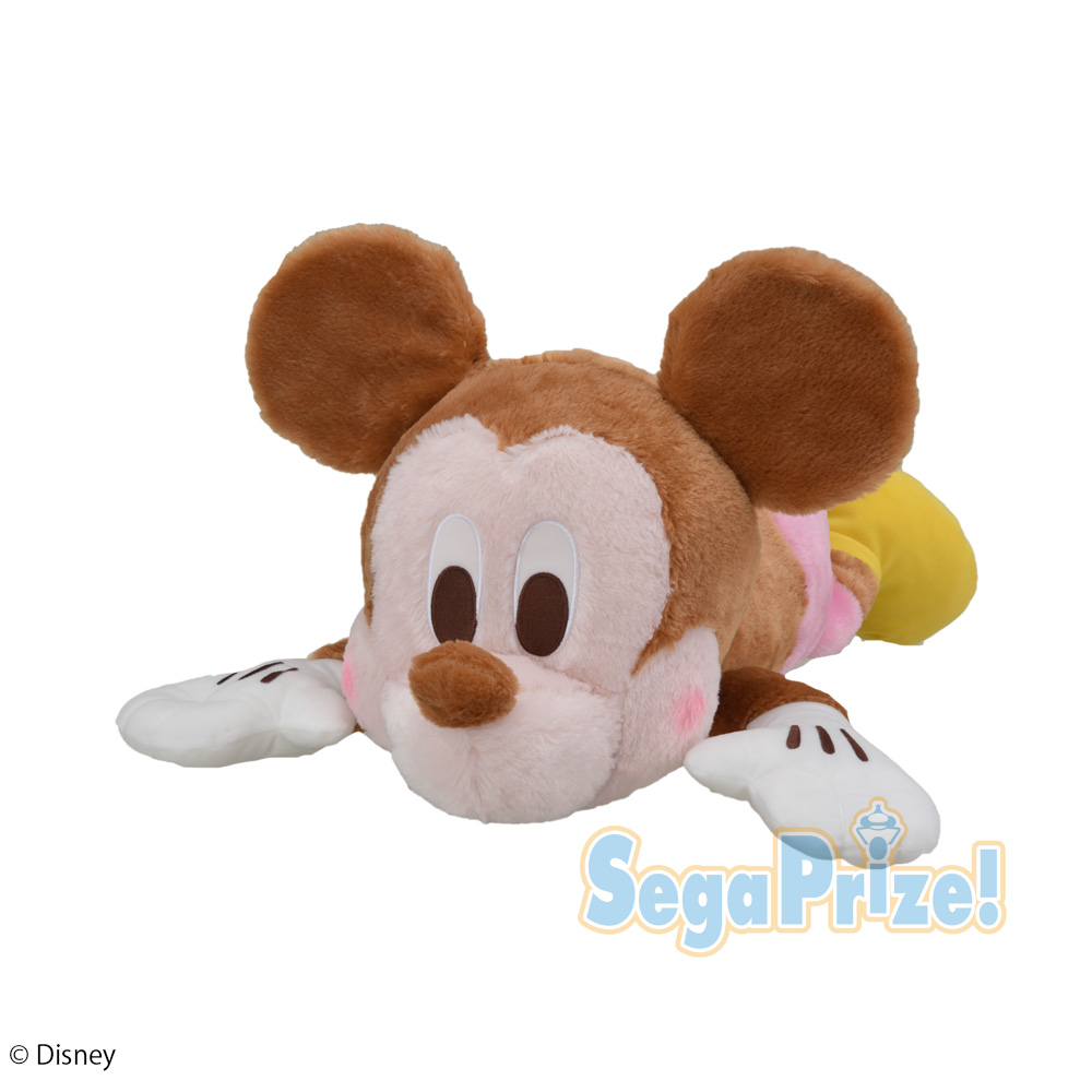 Disney - ダンボ 赤いほっぺ ギガジャンボ パステルカラー おやすみ ぬいぐるみ 寝そべり ミッキーマウス 赤いほっぺ ギガジャンボ寝そべりぬいぐるみ