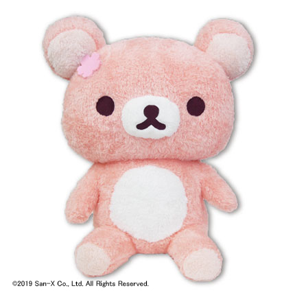 リラックマ 桜リラックマ ふわふわぬいぐるみXL プレミアム｜タイトー