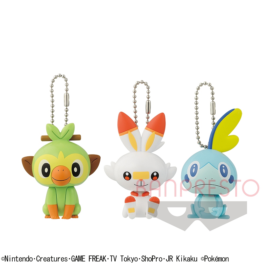 ポケットモンスター ゆらゆらキーホルダー～サルノリ・ヒバニー