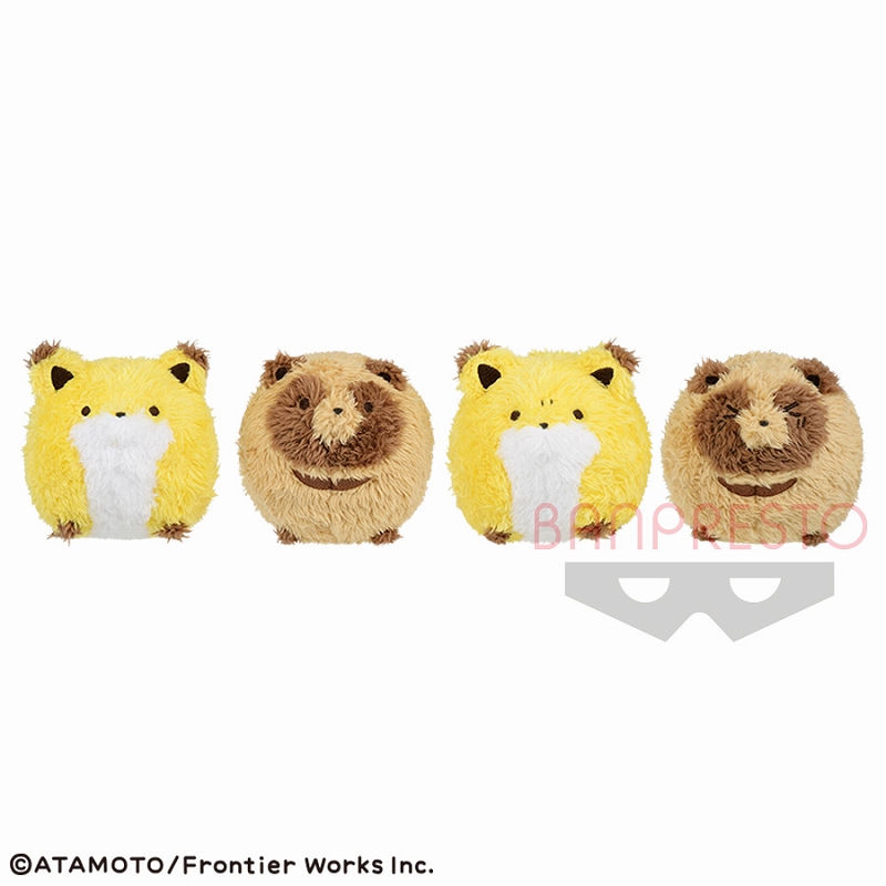 タヌキとキツネ ぬいぐるみ～もっこもこタヌキとキツネ～｜タイトーの2