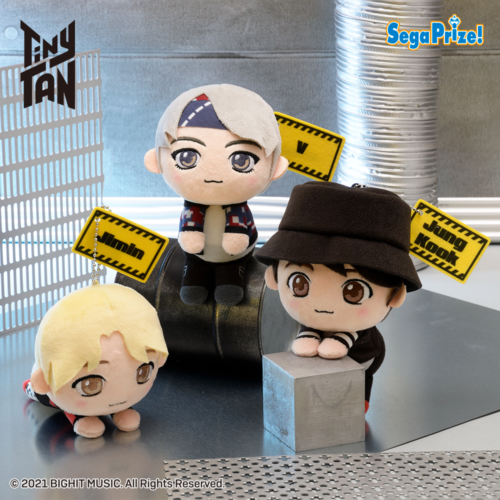 TinyTAN & y♡u モアプラスぬいぐるみ“Jimin＆V＆Jung Kook”｜タイトー