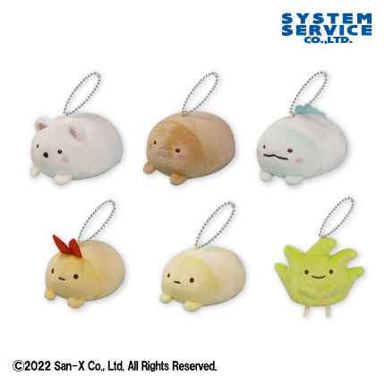 すみっコぐらし もちもちいっぱいボールチェーン付きぬいぐるみ Part1