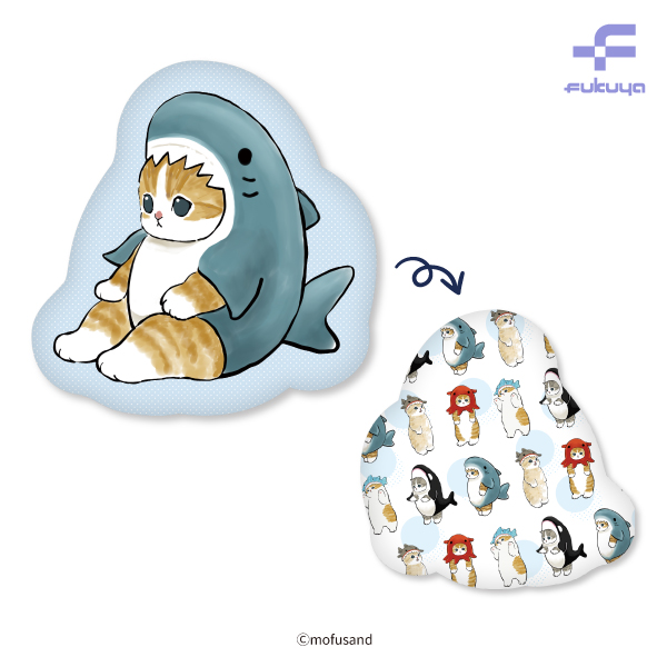 mofusand サメにゃんもちもちクッション（再販）｜タイトーの2月の