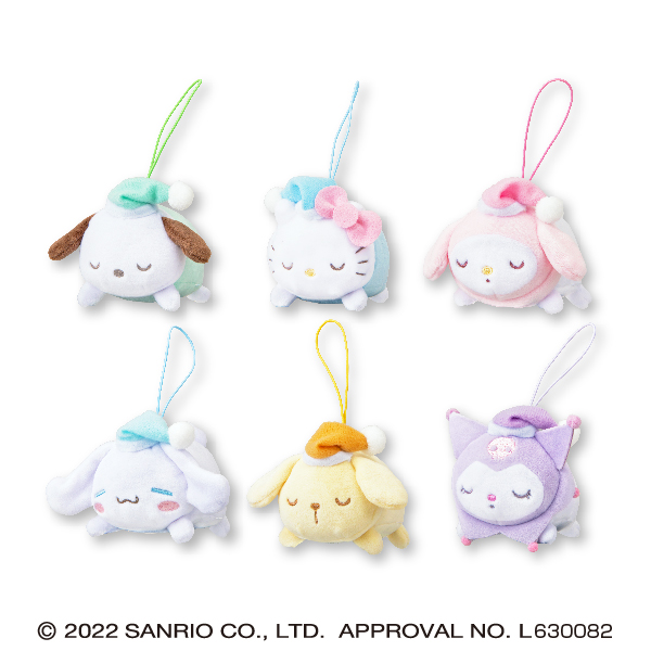 サンリオキャラクターズ おねむもっちりリラックスマスコット