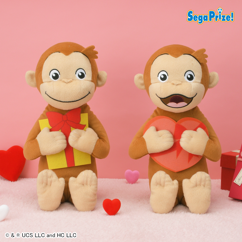 おさるのジョージ スペシャルTHANKSぬいぐるみ｜タイトーの1月の