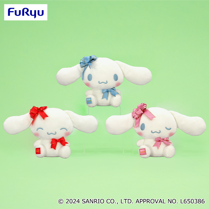 シナモロール ラッピングリボンぬいぐるみ｜タイトーの11月のおすすめ