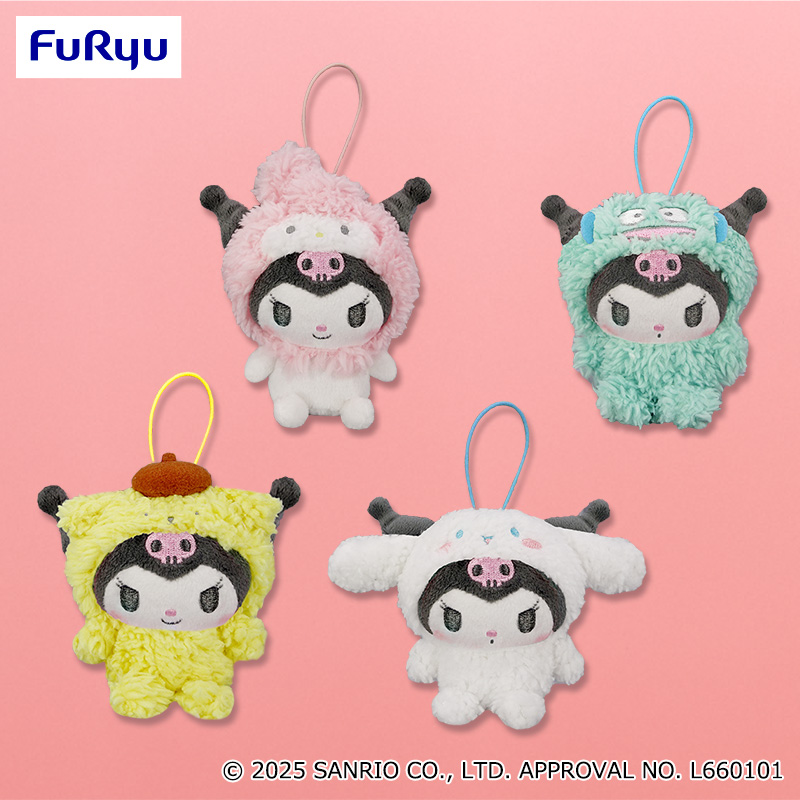 クロミ　マスコット　5点 sanrio サンリオキャラクターズ ギンガムデニム クロミ
