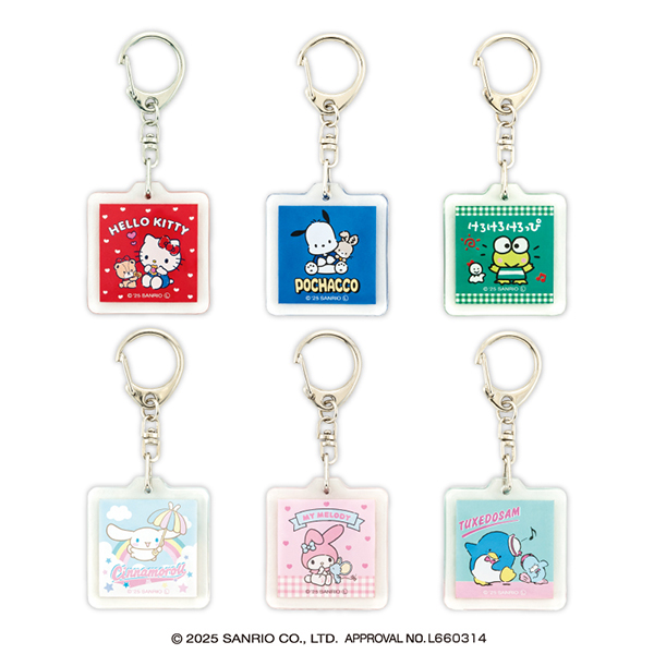サンリオキャラクターズ アクリルキーホルダー｜タイトーの6月の