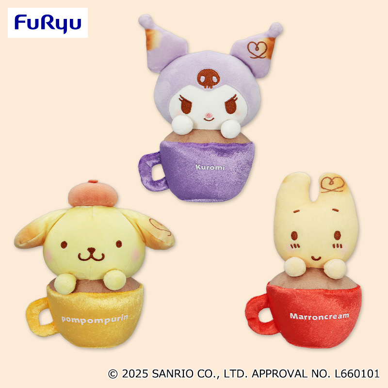 サンリオ　ましゅまるむラテぬいぐるみ　全6種 サンリオキャラクターズ ましゅまるむラテぬいぐるみ②