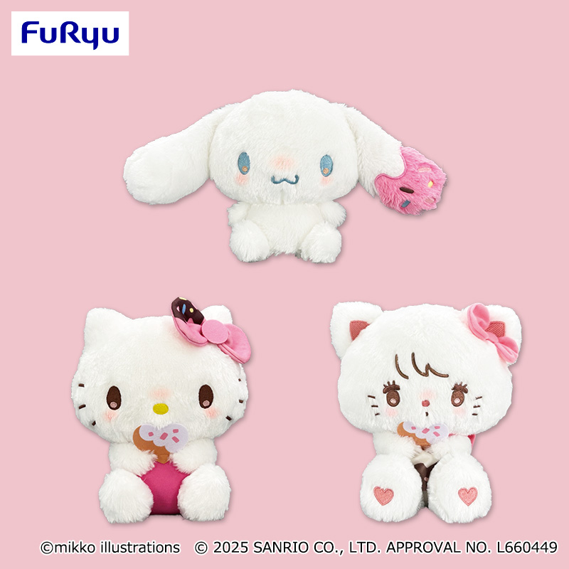 mikko×Sanrio characters ドーナツデザインBIGぬいぐるみ mikko×Sanrio characters ドーナツデザインBIGぬいぐるみ①