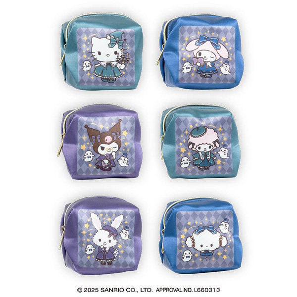 サンリオキャラクターズ ミッドナイトストーリーミニキャラメルポーチ