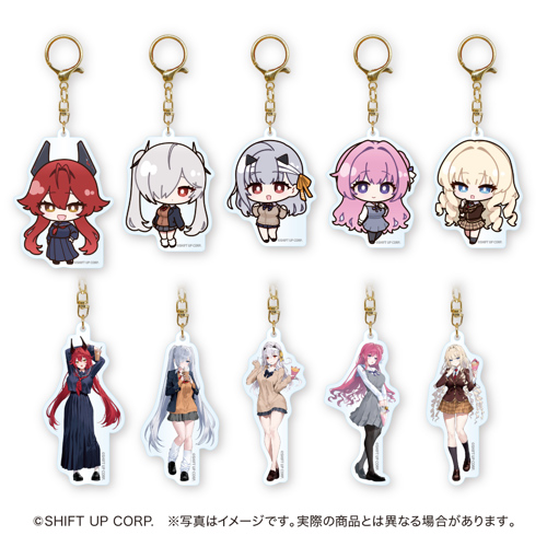 NIKKE アクリルキーホルダー　全10種セット　タイトー限定 タイトーステーション×勝利の女神：NIKKE -青春Protocol