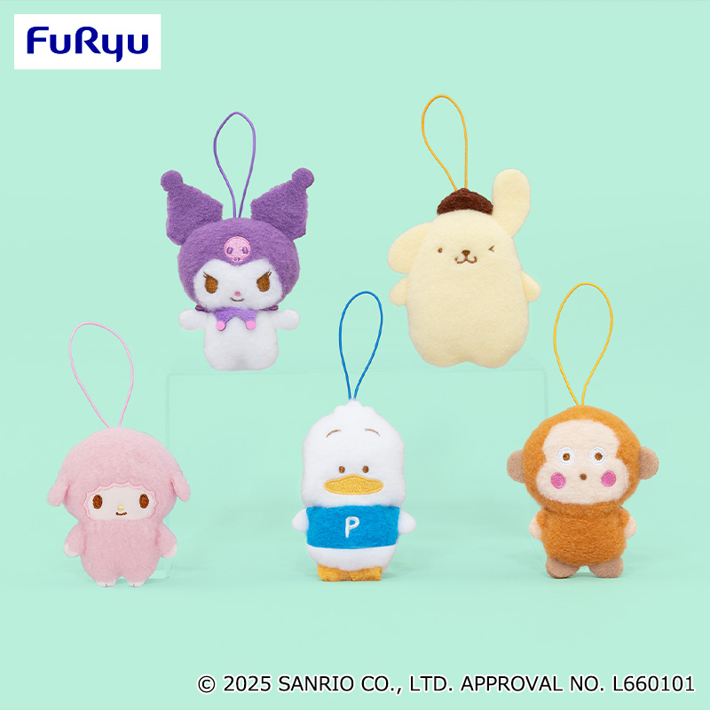 Sanrio キャラクターズ ふわもこワッペン collection マスコット サンリオキャラクターズ ふわもこワッペンこれくしょんマスコット②