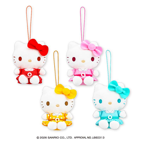 ✨レトロ✨HelloKitty✨ハローキティ✨ワンピースドレスぬいぐるみ