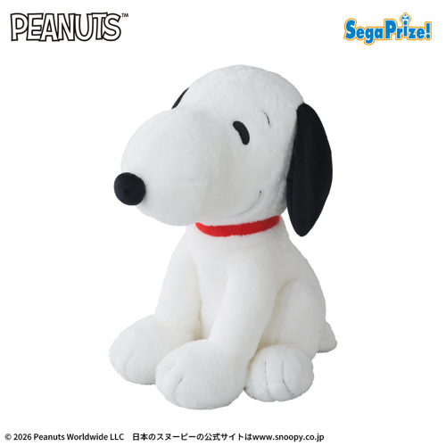 SNOOPY? スーパーラージぬいぐるみ おすわりポーズ｜タイトーの4月の