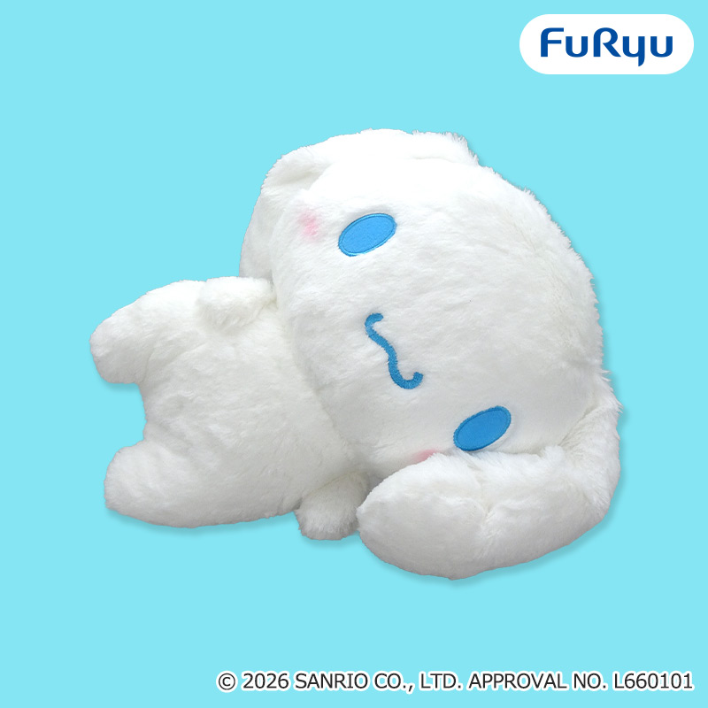 シナモロール BIGぬいぐるみ まとめ売り シナモロール だらりん超BIGぬいぐるみ｜タイトーの4月のおすすめプライズ