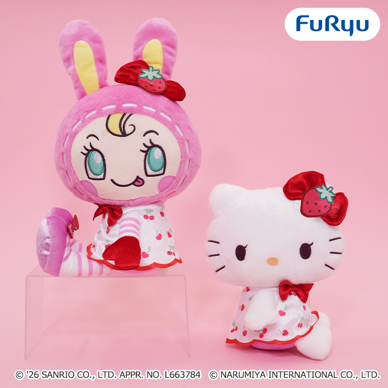 Mezzo Piano×Hello Kitty チェリーBIGぬいぐるみ｜タイトーの4月の