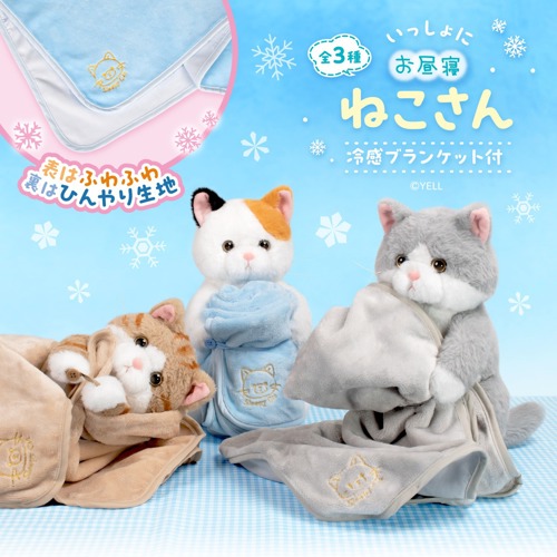 いっしょにお昼寝ねこさん 冷感ブランケット付き｜タイトーの5月の