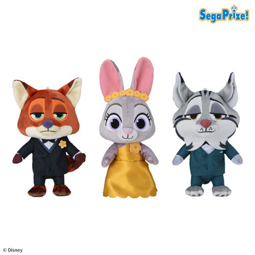 スーモ　ダイカットぬいぐるみ　2種セット ズートピア2 ぬいぐるみ ZOOTENNIAL GALA Ver.｜タイトーの6月の
