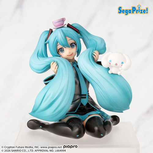 初音ミク×シナモロール ちょこのせ プレミアムフィギュア‐初音ミク