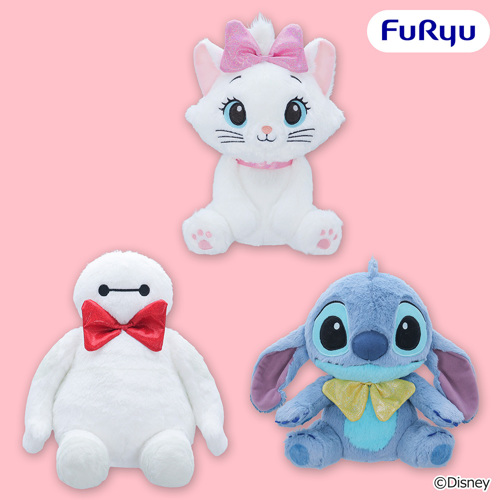 ディズニーキャラクター キラキラリボンBIGぬいぐるみ｜タイトーの8月