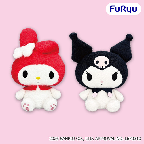 マイメロディ・クロミ ぎゅうってしてBIGぬいぐるみ｜タイトーの8月の