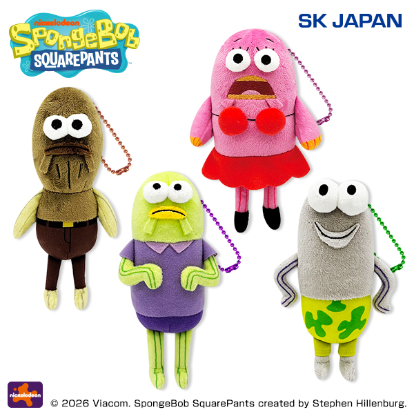 スポンジ・ボブビキニタウンの住人ミニぬいぐるみ｜タイトーの8月の