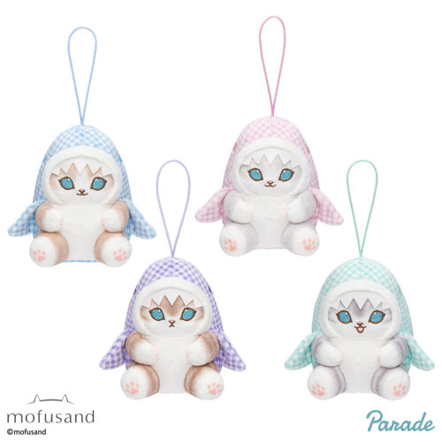 mofusand ギンガムチェックサメにゃんマスコット｜タイトーの8月の