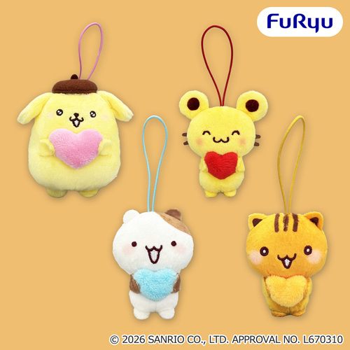 サンリオキャラクターズ 色んな表情マスコット ポムポムプリン タイトー限定　8個 ポムポムプリン 色んな表情マスコットvol.5｜タイトーの10月のおすすめ