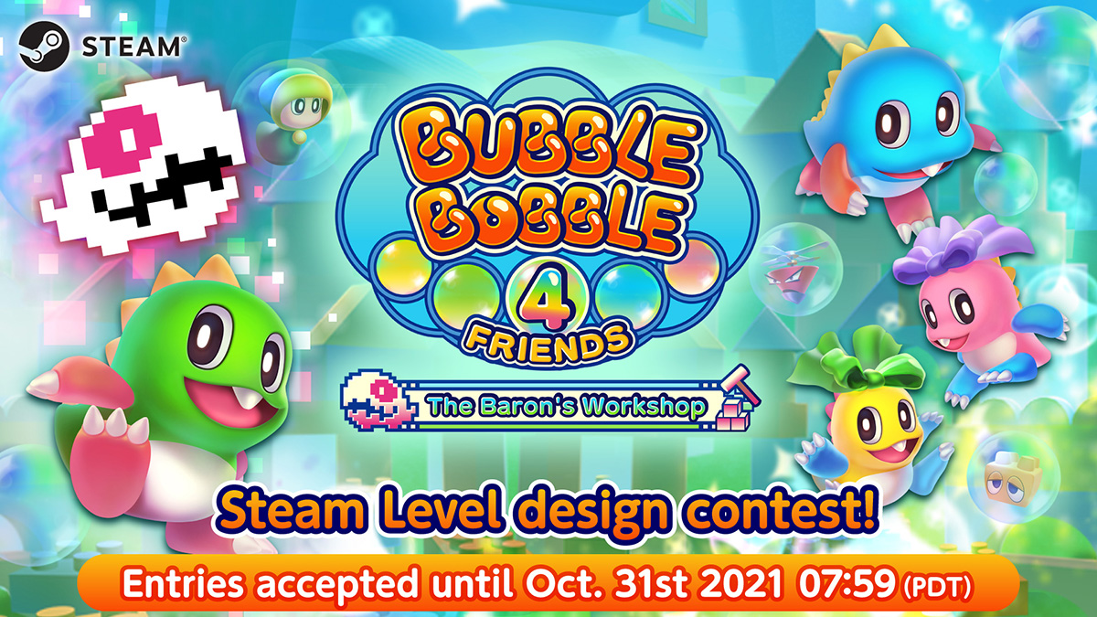 Bubble Bobble 4 Friends: The Baron’s Workshop Level design contest