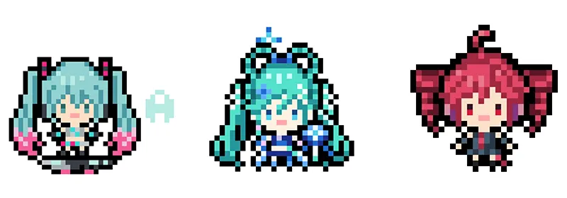 アバター 初音ミク(GCFP)／初音ミク(マジカルミライ2025)／重音テト