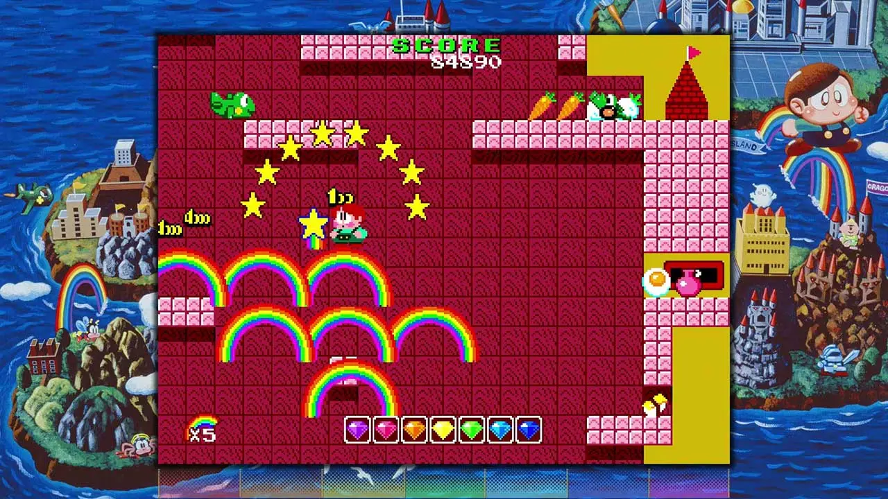 レインボーアイランドCS PC エンジンCD-ROM版 スクリーンショット