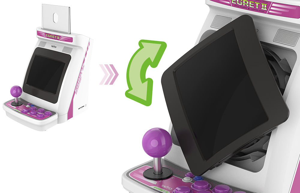 タイトー版”ファミコンミニ”の卓上ゲームセンター筐体「イーグレットツー ミニ」を発売。全50タイトル収録で価格は18,678円  [738130642]YouTube動画>4本 ->画像>11枚 