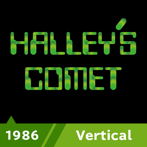 Halley's Comet 1986 Vertical