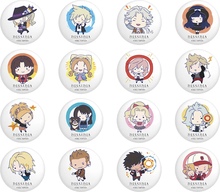カプセルトイ 「ディシディア デュエルム ファイナルファンタジー×タイトーステーション」 缶バッジ