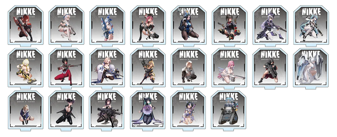 「タイトーステーション×勝利の女神：NIKKE -青春Protocol-」ミニアクリルスタンド
